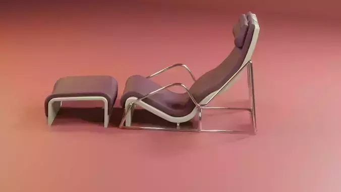 Curved Lounge Chair 