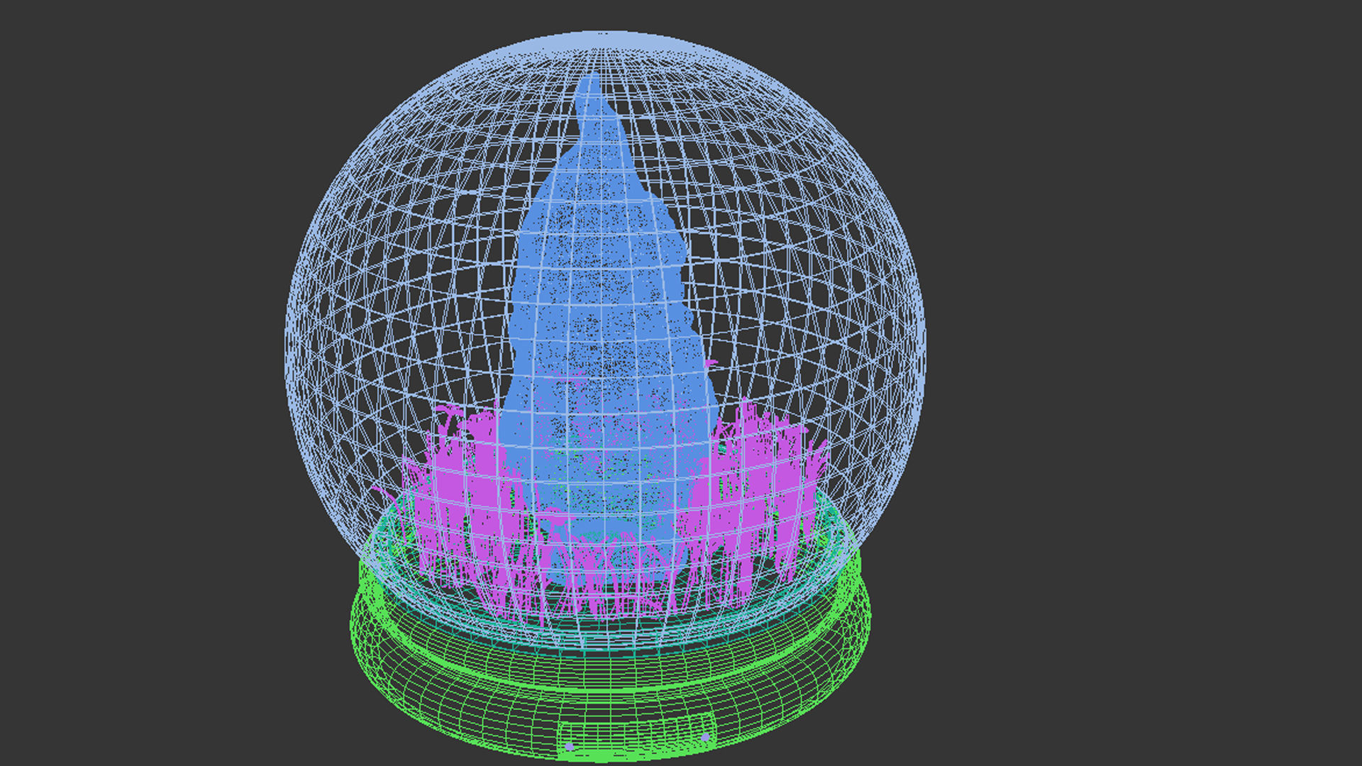 Gnome Snow Globe 3D print model_6