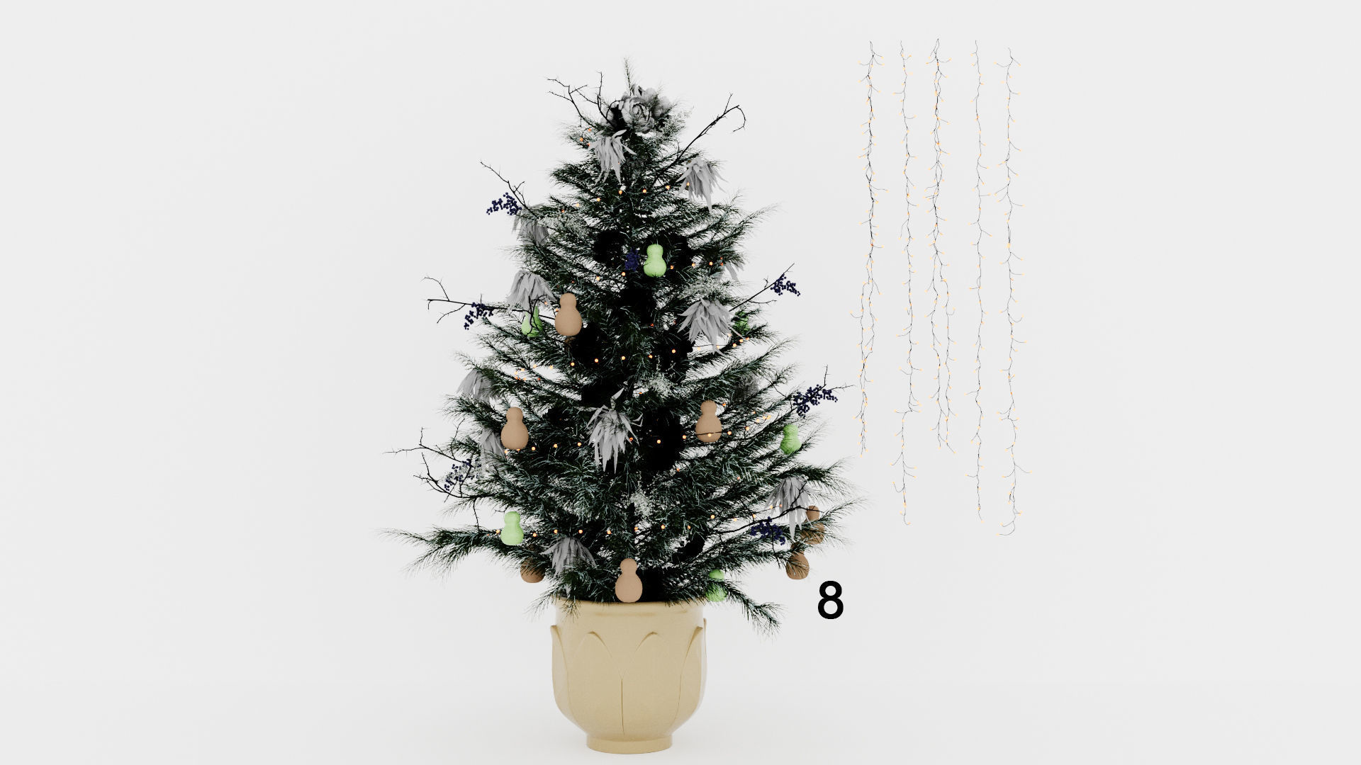 SALE Christmas Collection Set 20 plus BONUSES 3D model_16