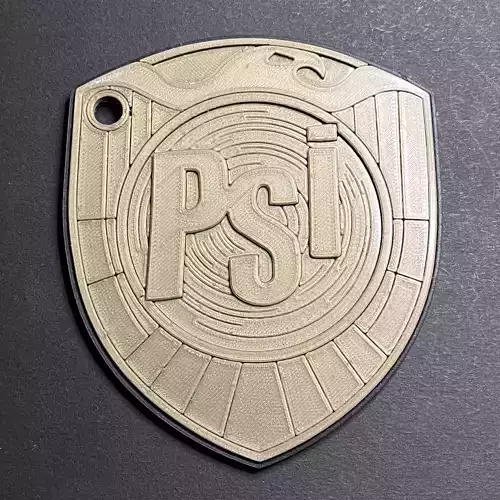 PSI Division Badge Coaster 3D print model