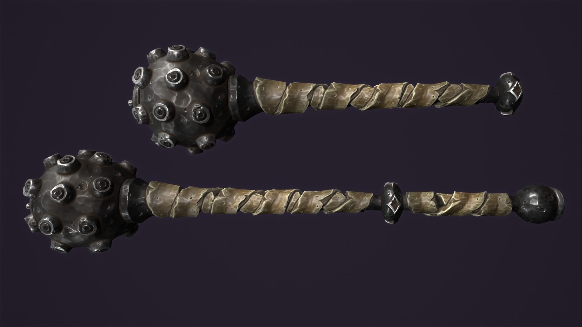 Brute mace 3d print 3D print model_16