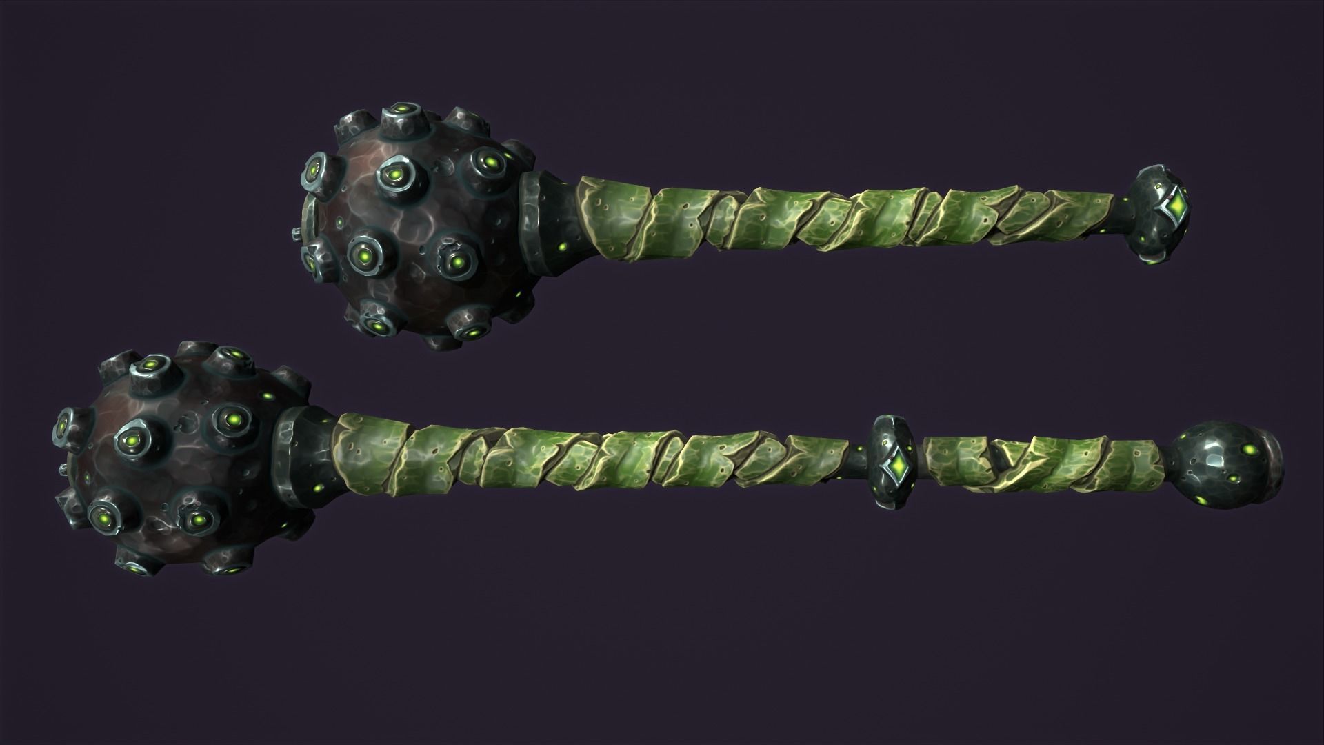 Brute mace 3d print 3D print model_11