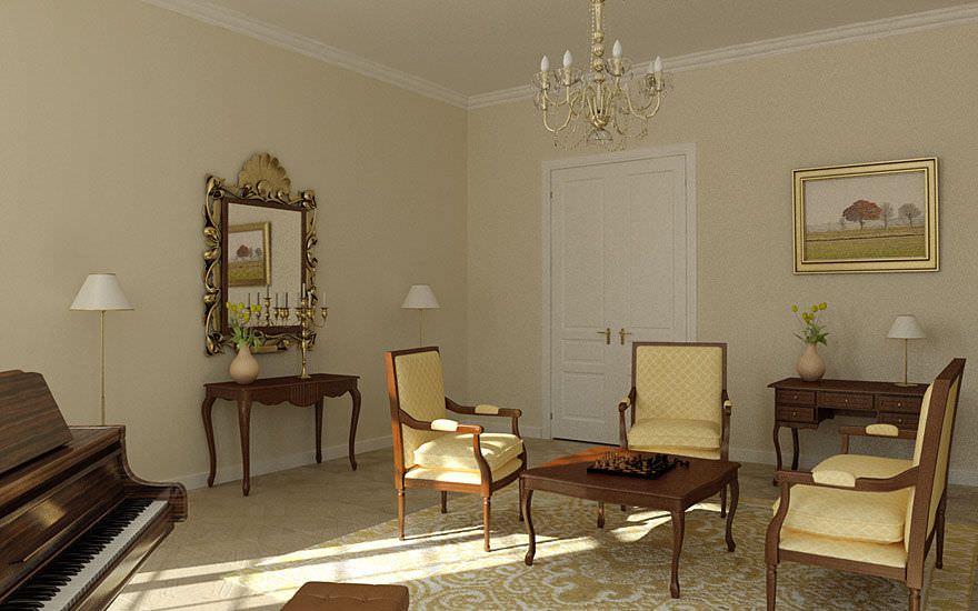 Classic Furniture Collection 3D model_2