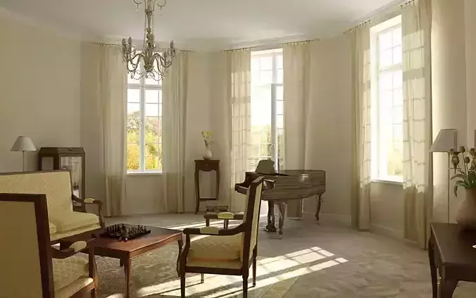 Classic Furniture Collection 3D model