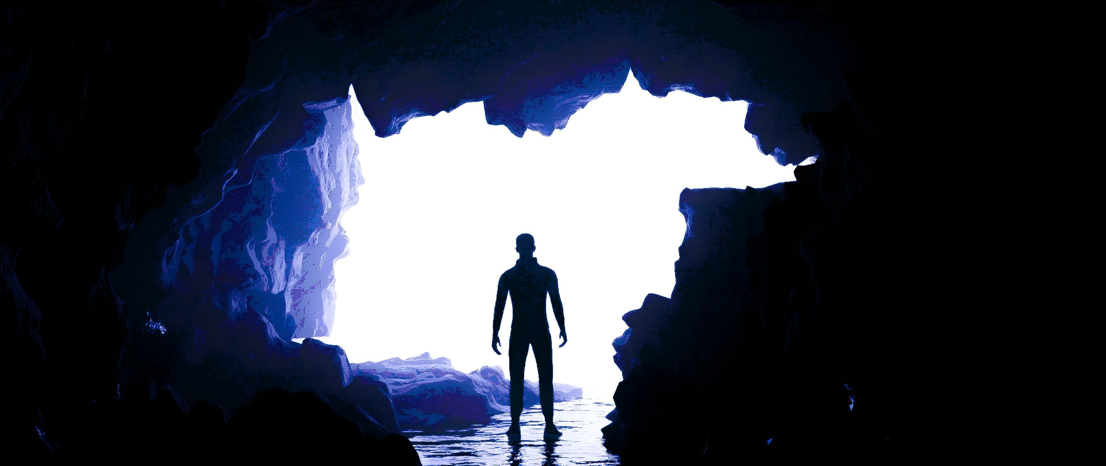 Cinematic cave scene 3D model_1