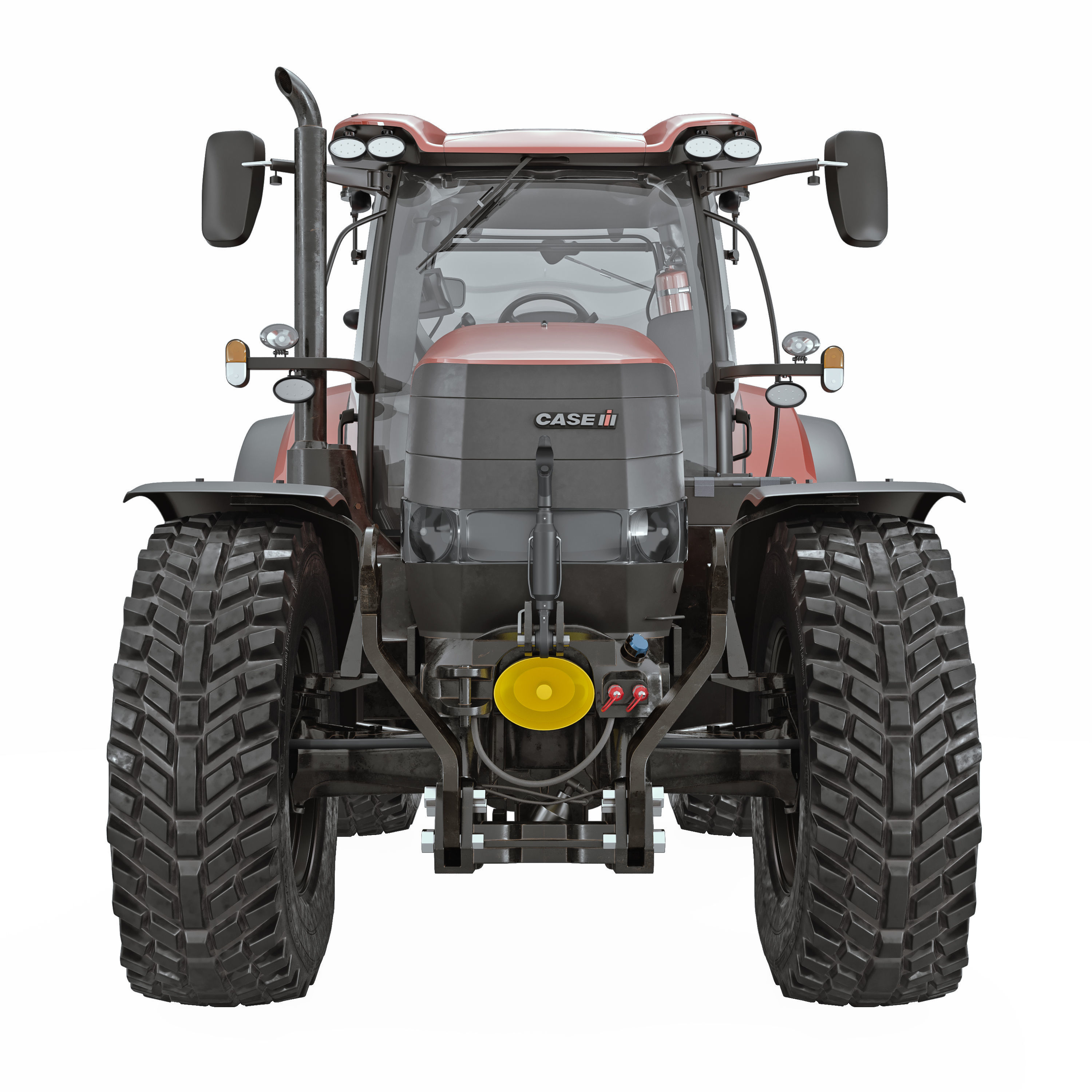 Case IH 3 Tractor 3D model_2