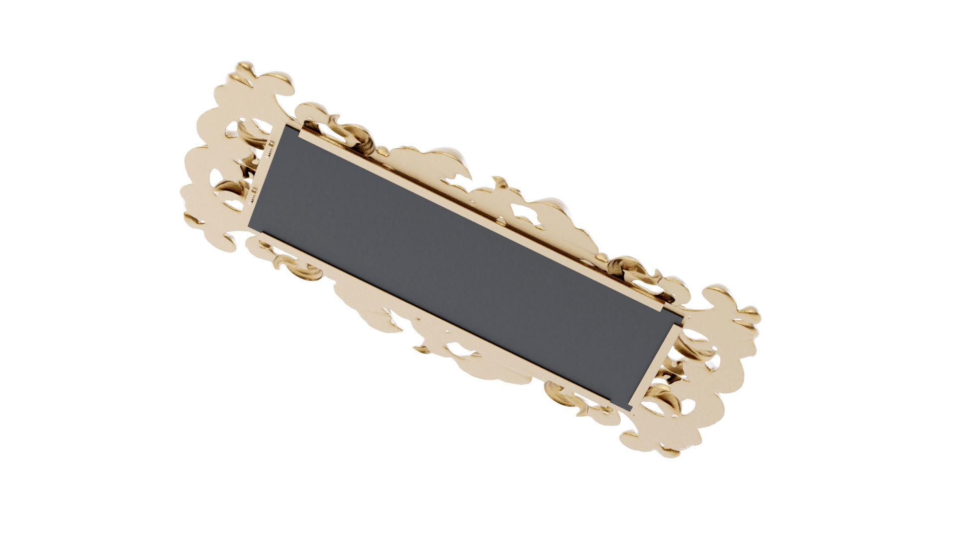 Antique Mirror Frame 3D model_6