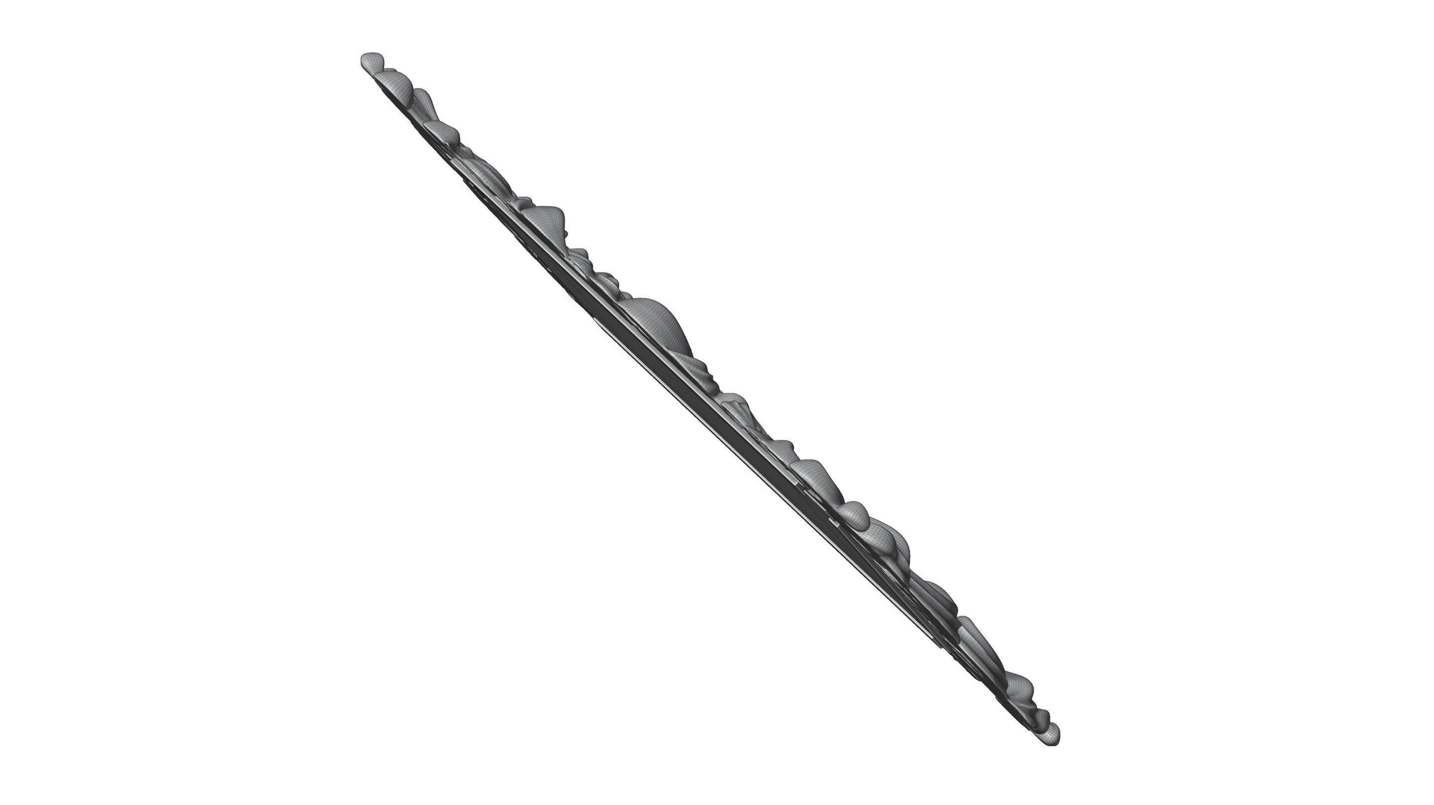 Antique Mirror Frame 3D model_15