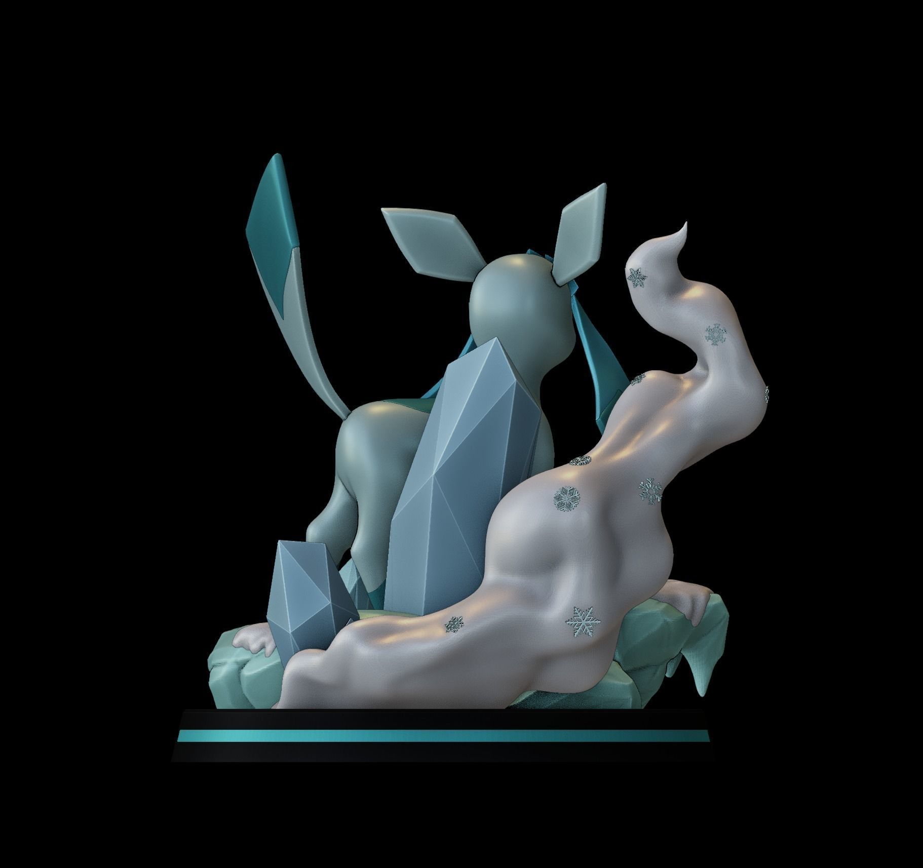 glaceon - pokemon 3D print model_10