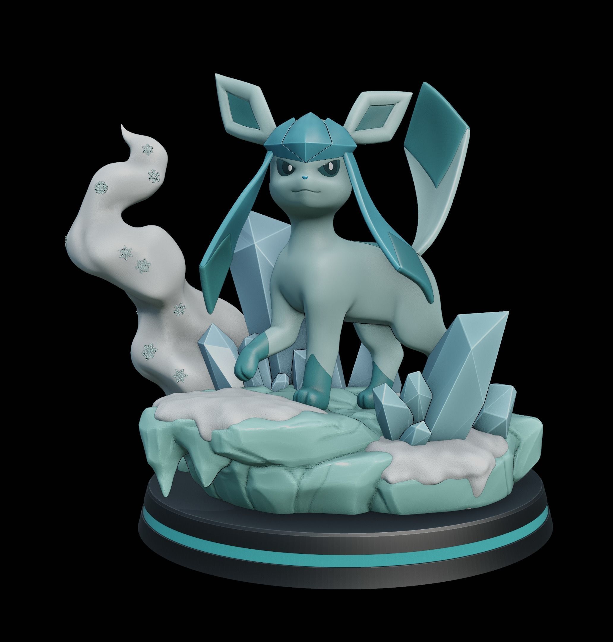 glaceon - pokemon 3D print model_18