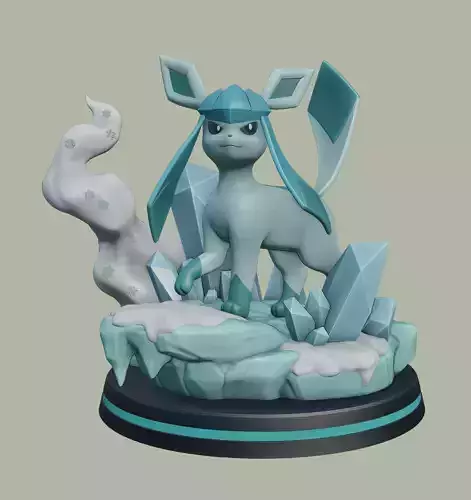 glaceon - pokemon 3D print model
