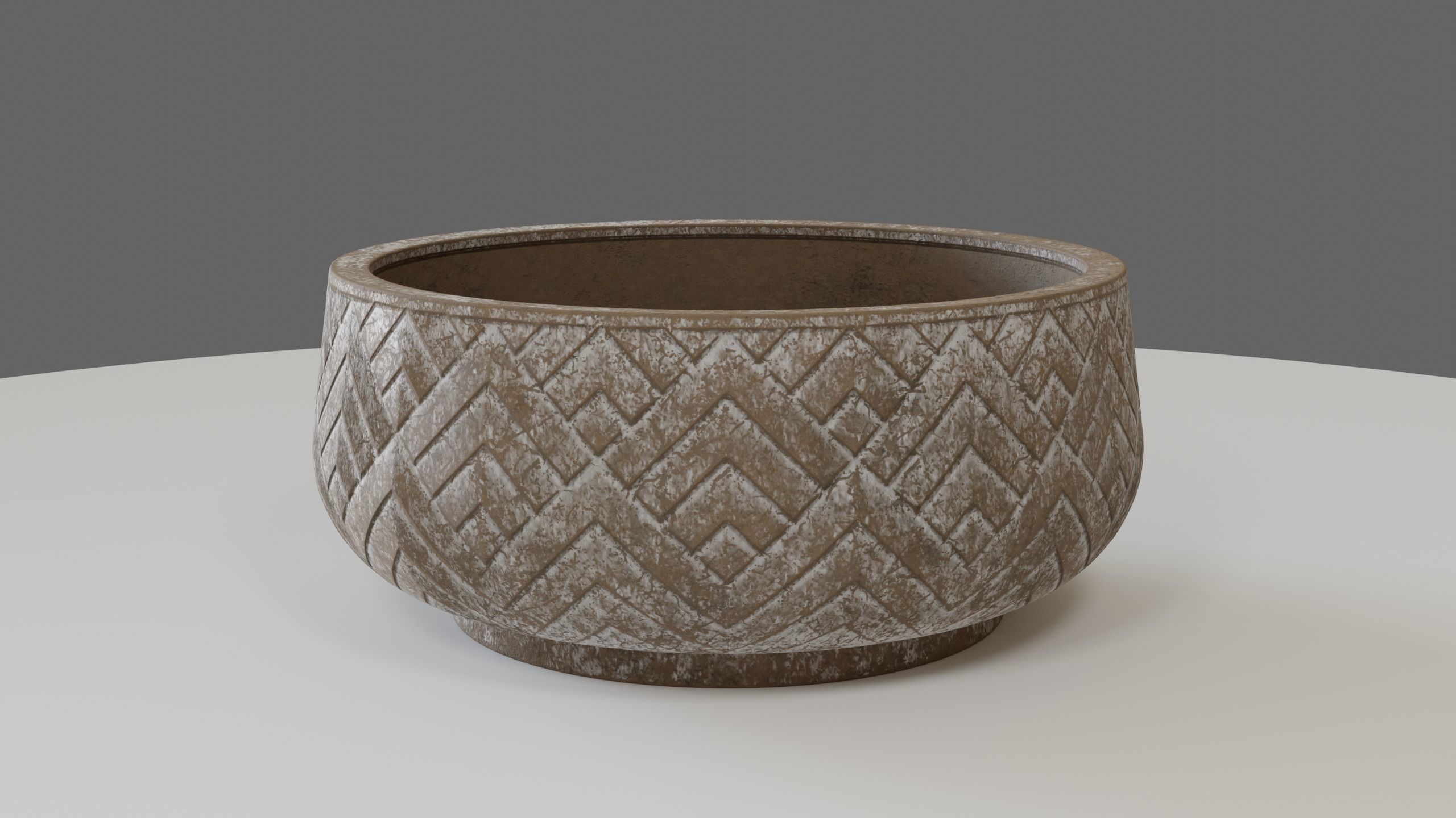 Rustic planters 3D model_3