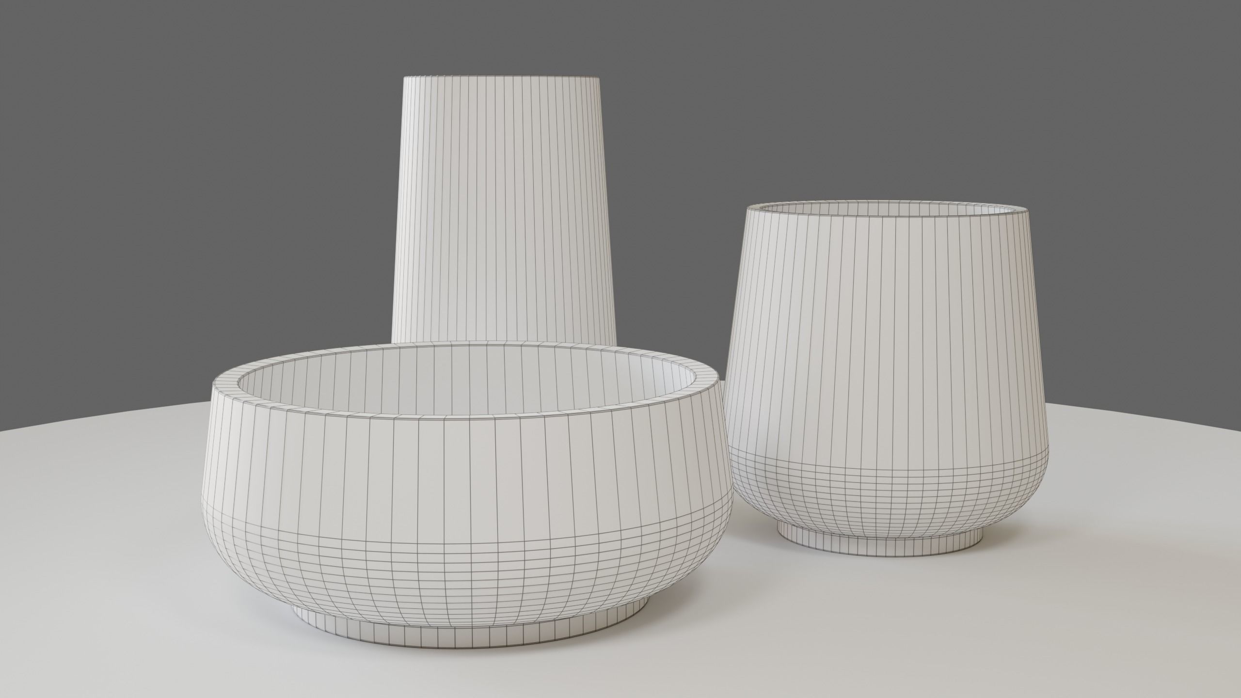 Rustic planters 3D model_6