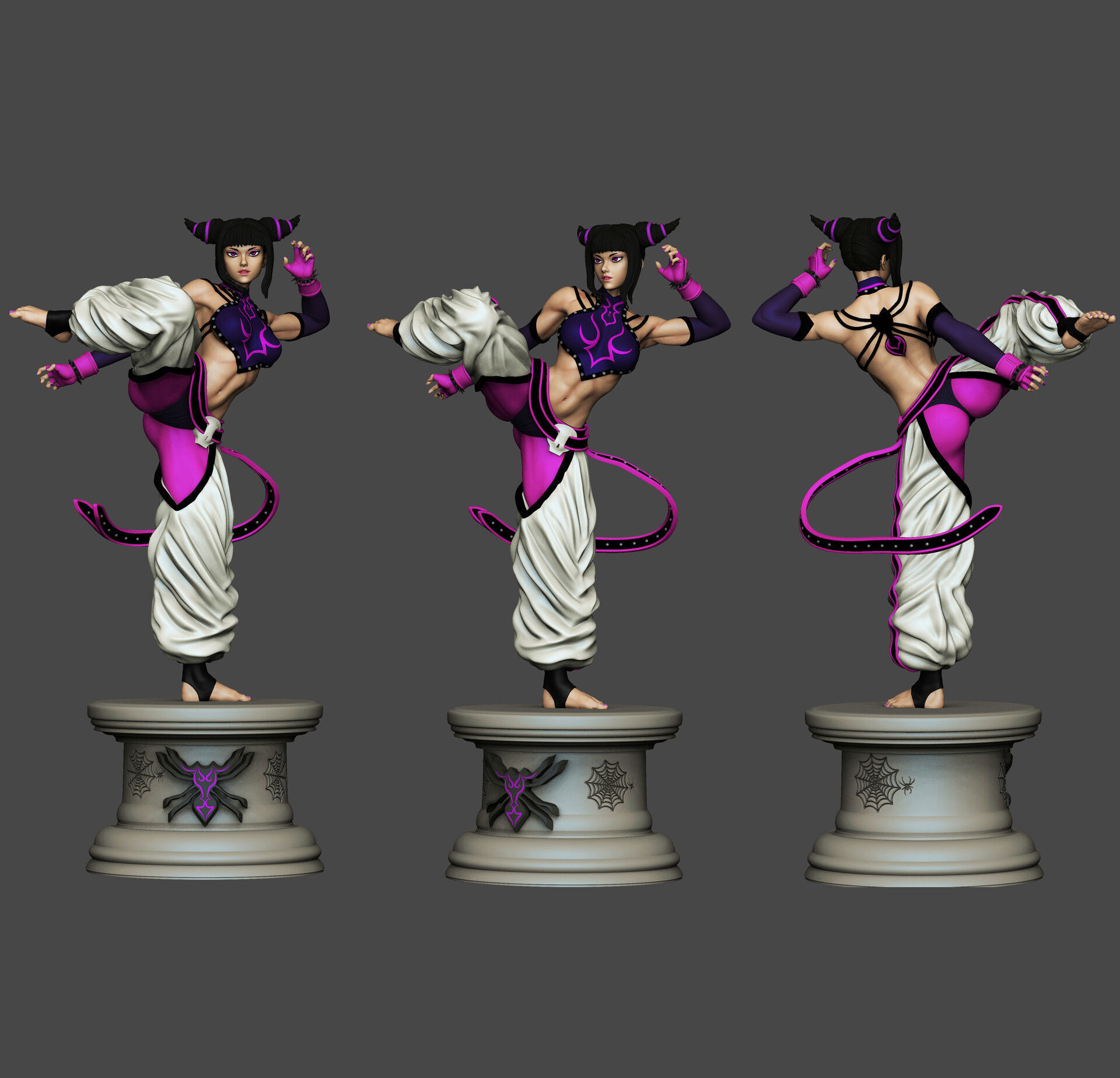 Street Fighter - Juri Han FANART 3D print model_1