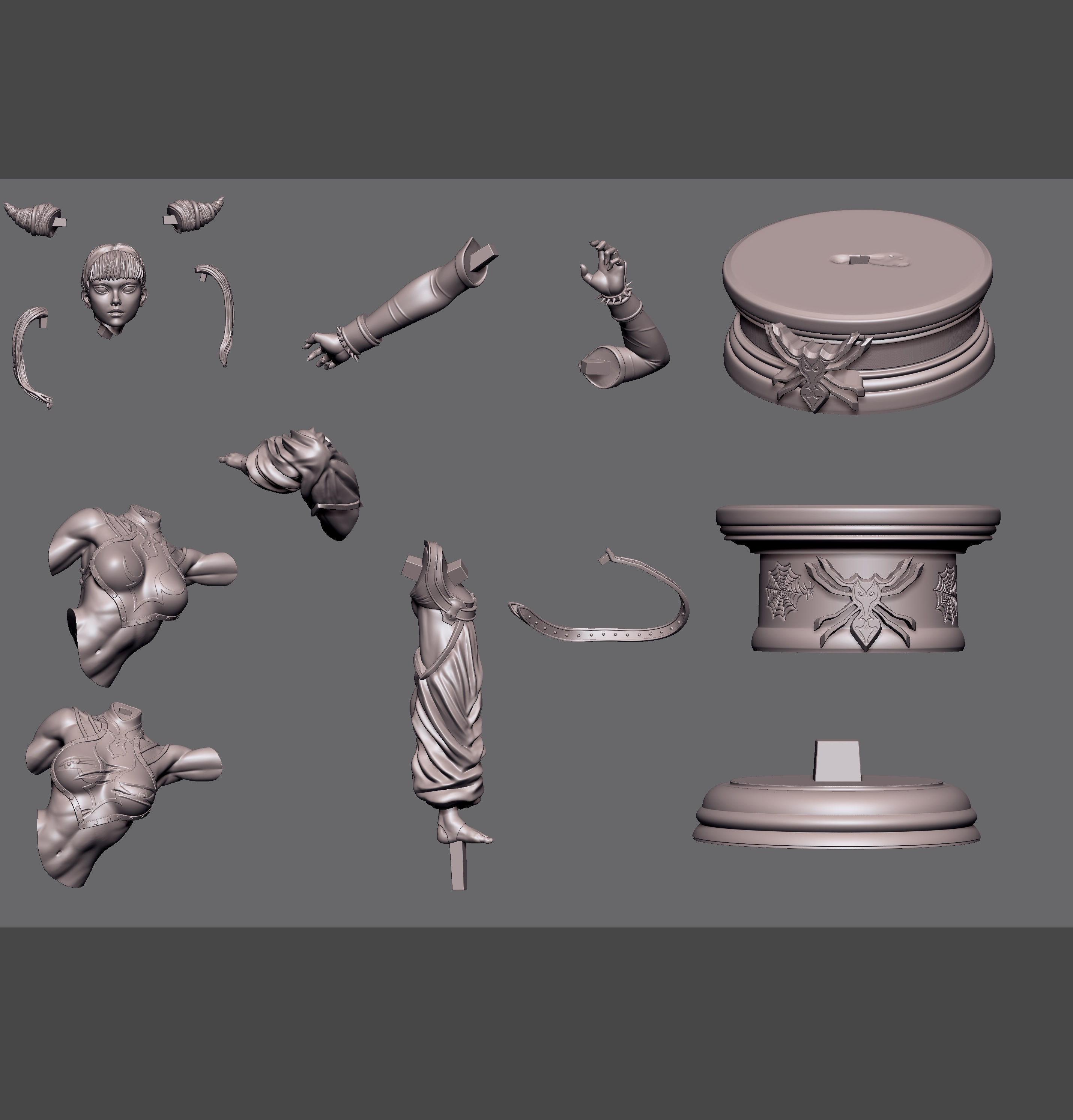 Street Fighter - Juri Han FANART 3D print model_3