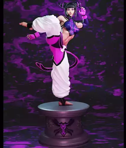 Street Fighter - Juri Han FANART 3D print model