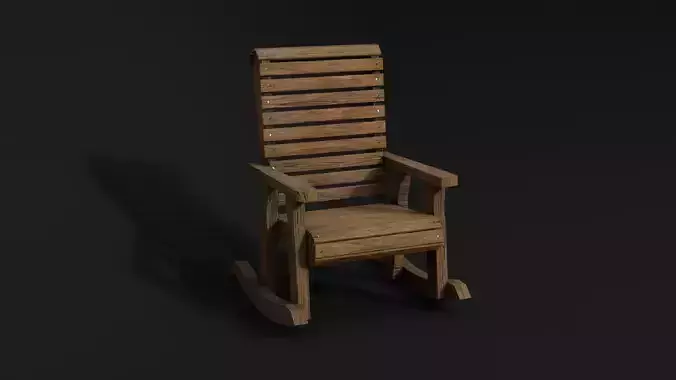 Wooden Swing Chair