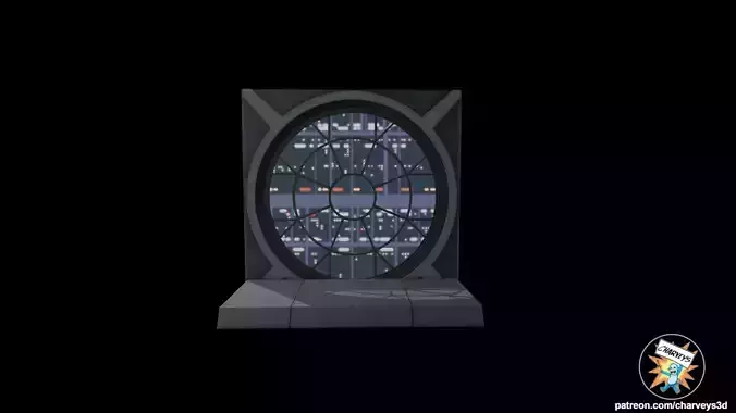 Star Wars Cloud City Gantry Window Diorama for action figures