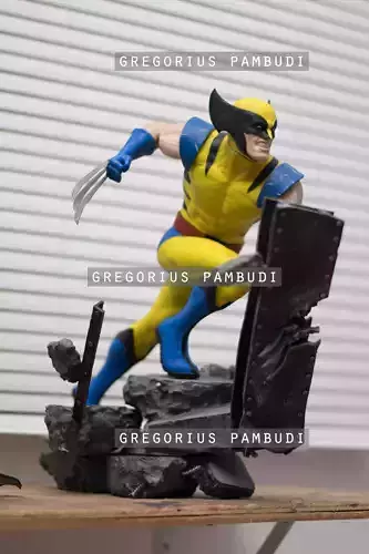 Wolverine X-men Fan Art Statue 3d Printable