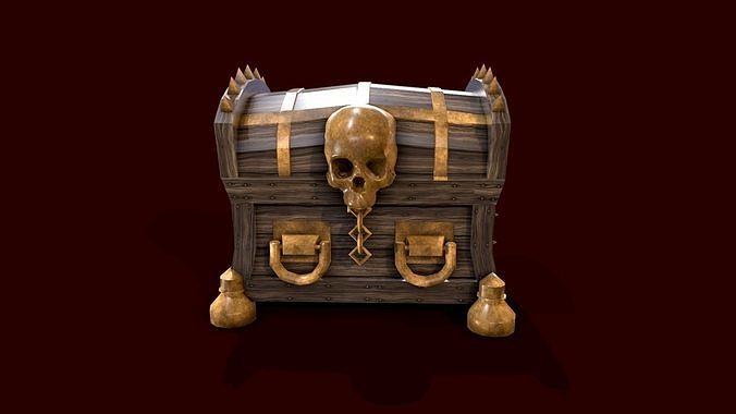 Treasure chest 3D model