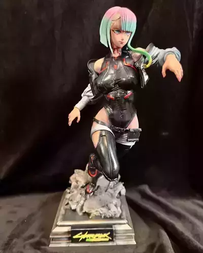 lucy cyberpunk edgerunners fanart 3D print model