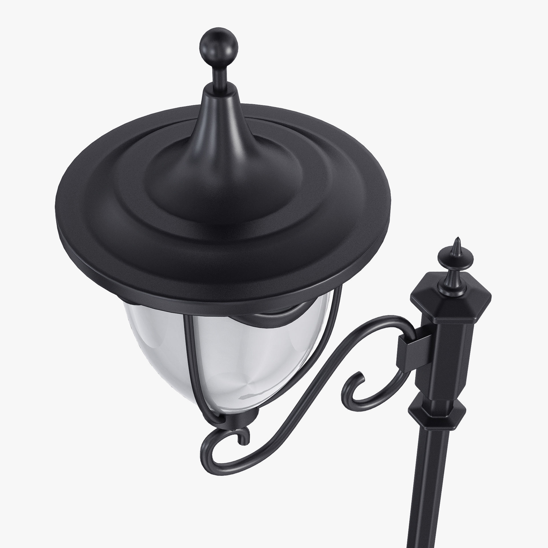 Vintage Streetlight v 1 3D model_5