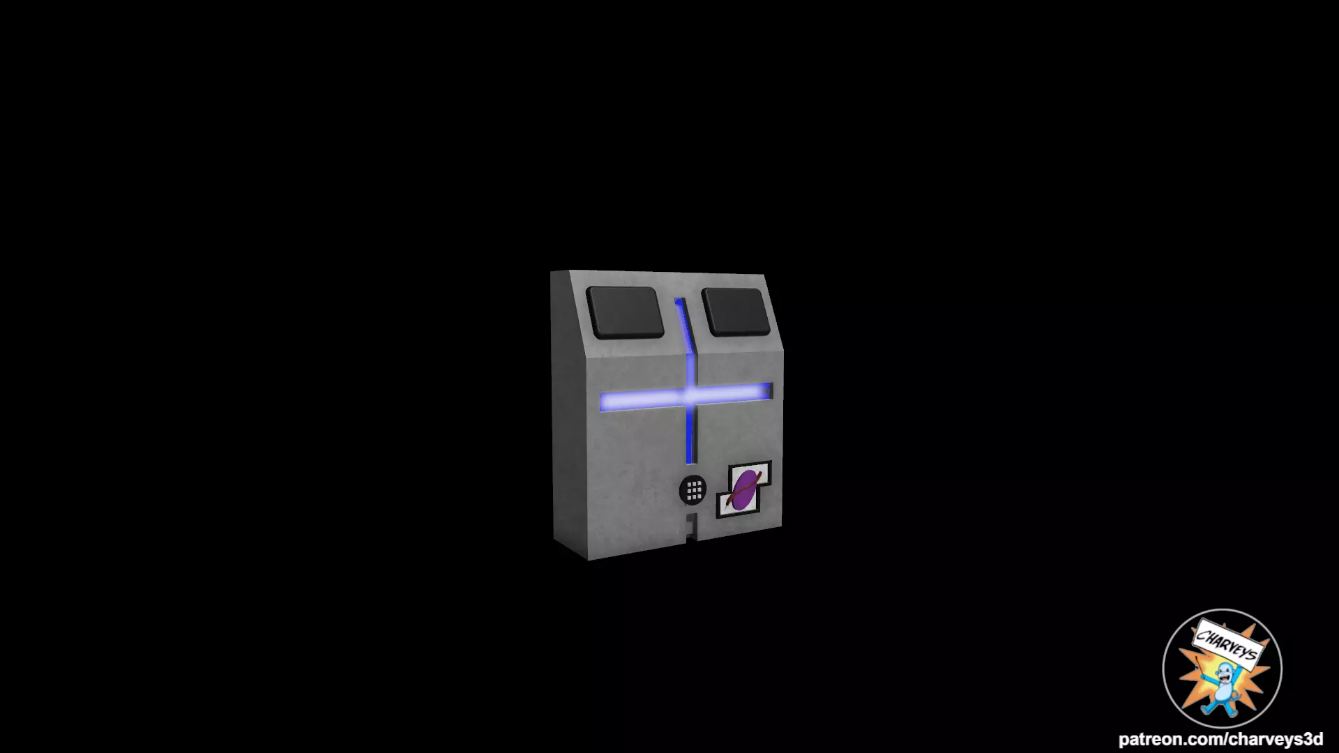 Star Wars Cantina Droid Detector for action figure dioramas 3D print model