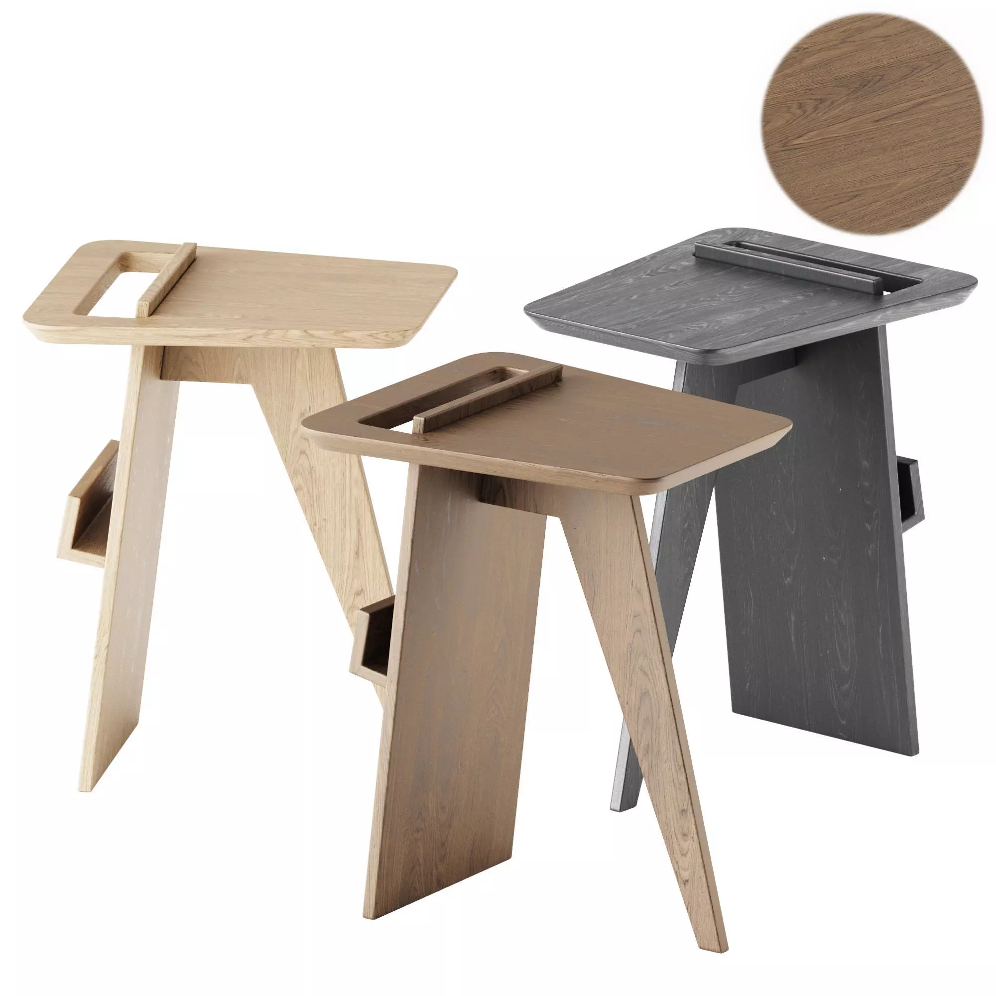 Argus Side Table by DOME DECO 3D model