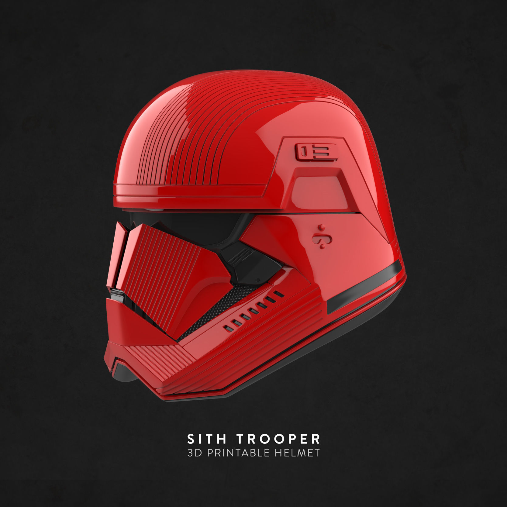 Sith Trooper Helmet 3D print model_7