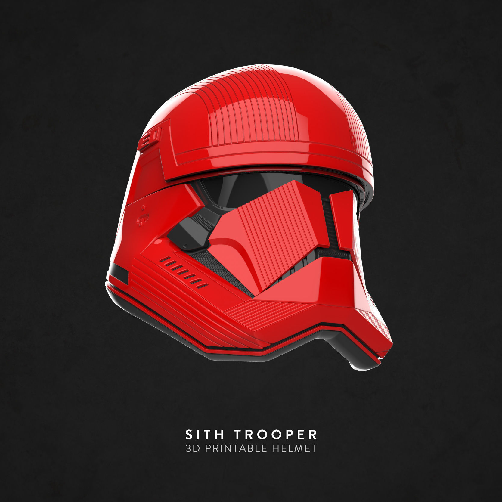 Sith Trooper Helmet 3D print model_5