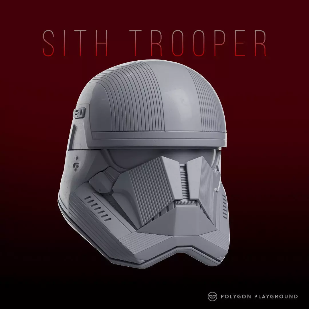 Sith Trooper Helmet 3D print model_0