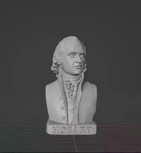 Wolfgang Amadeus Mozart 3D print model