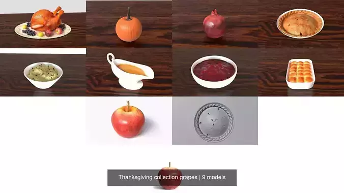 Thanksgiving collection grapes