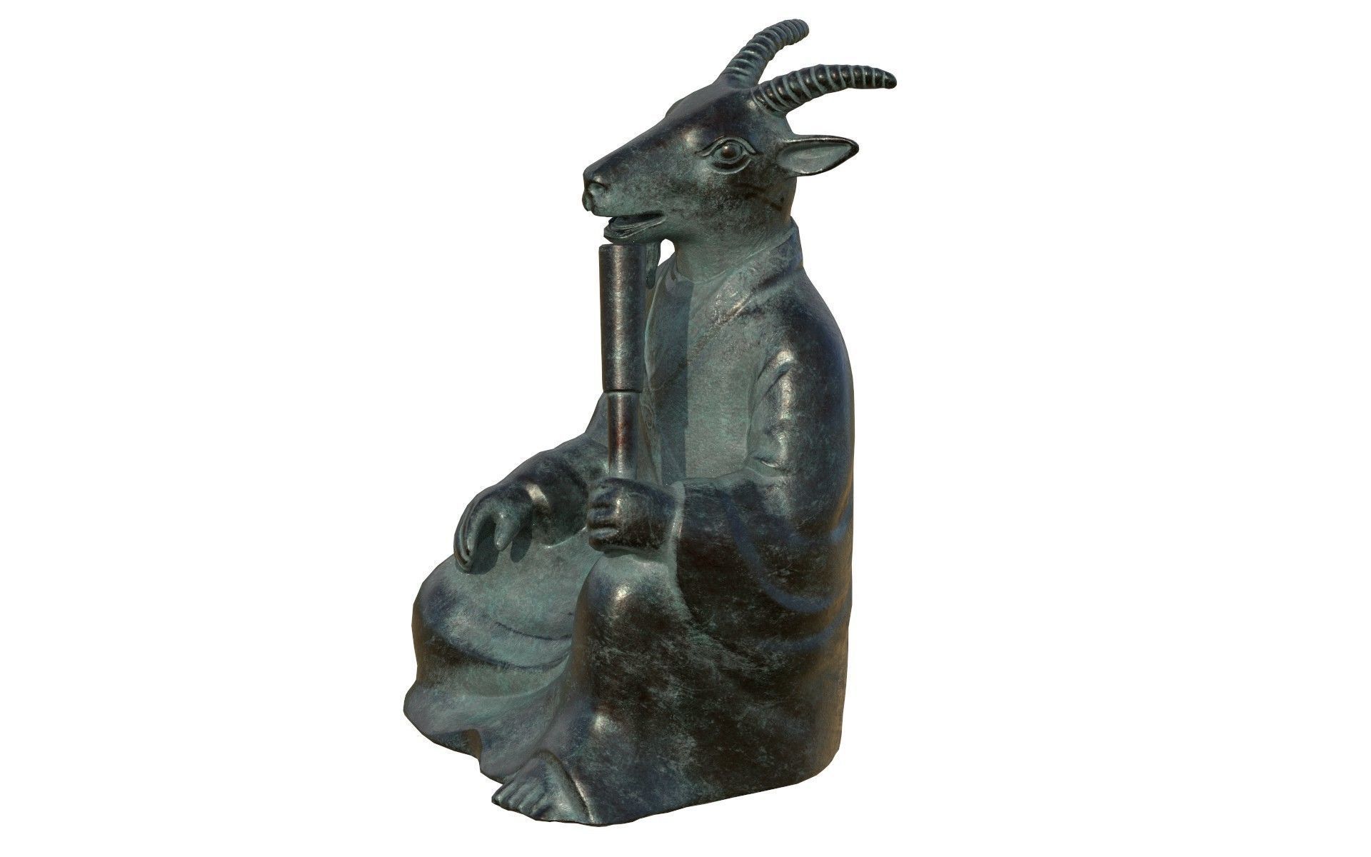 Zodiac  Goat 3D print model_4