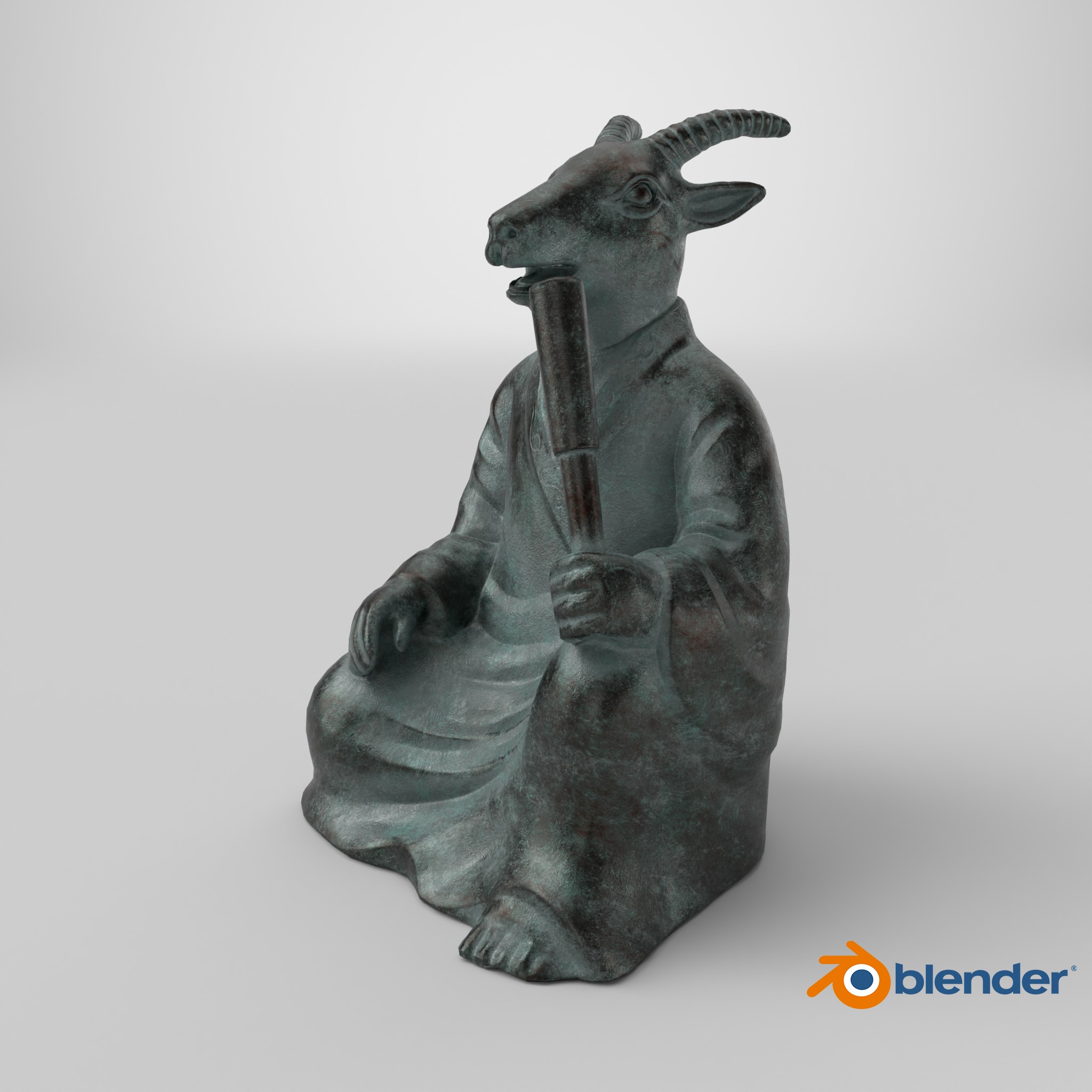 Zodiac  Goat 3D print model_9