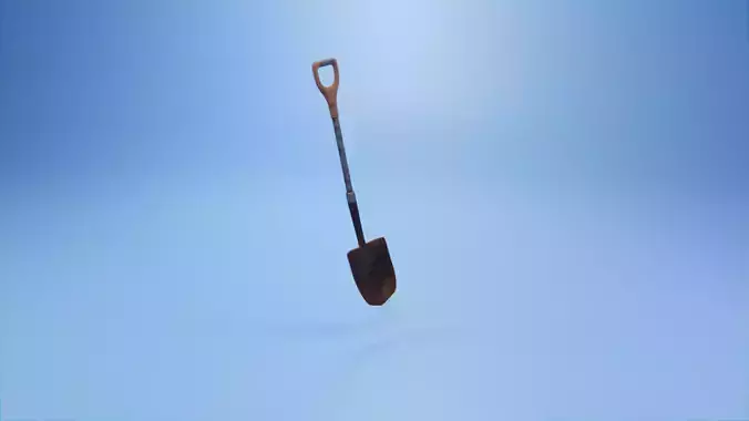 Metal Shovel 3D model