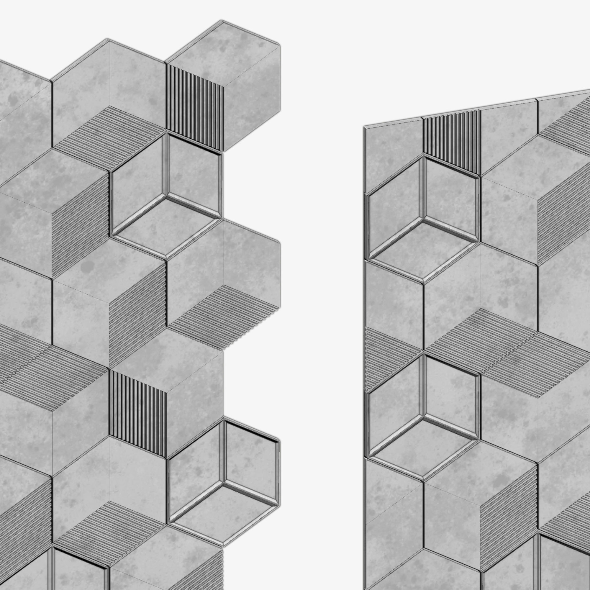 Mrf - Concrete Panel02 3D model_8