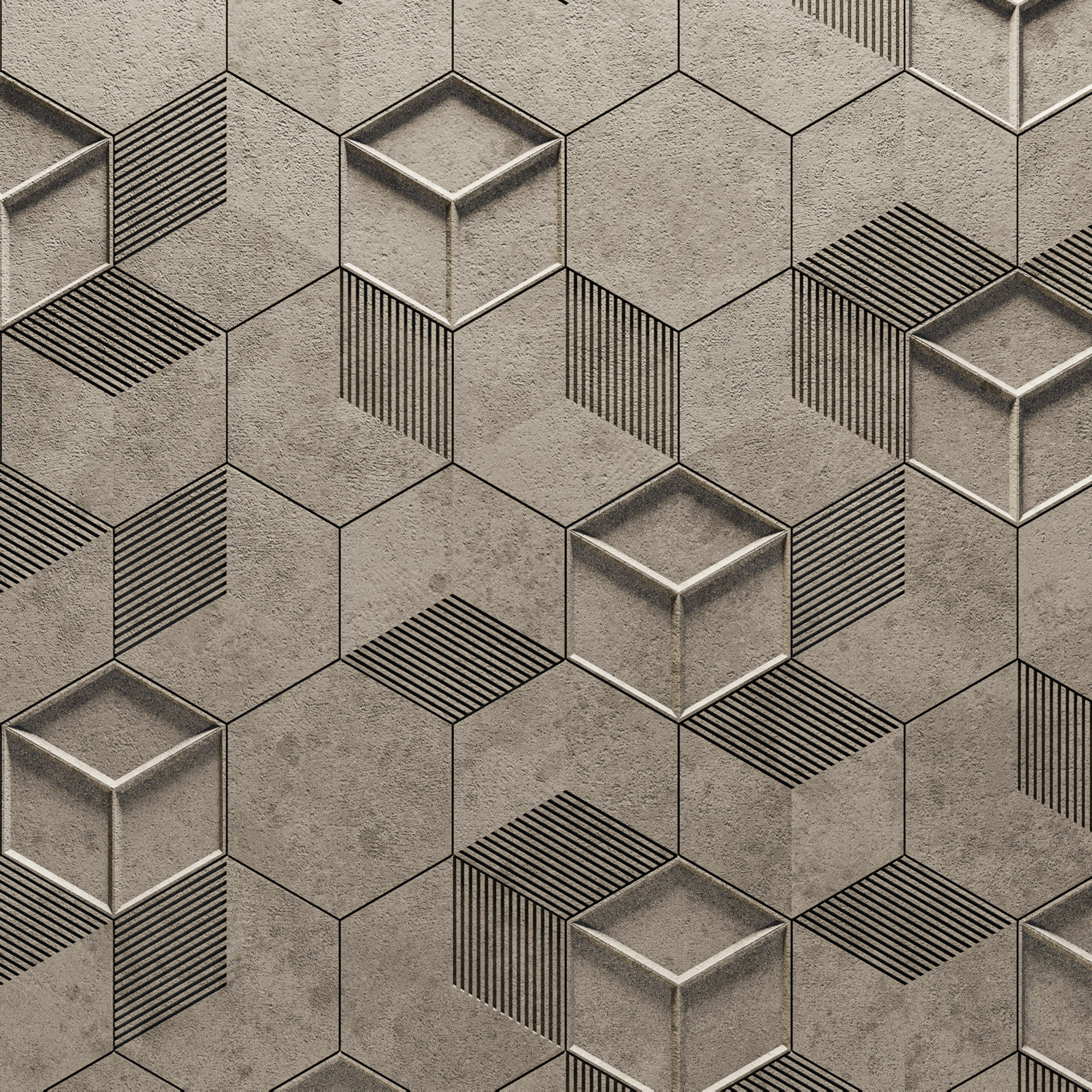 Mrf - Concrete Panel02 3D model_4