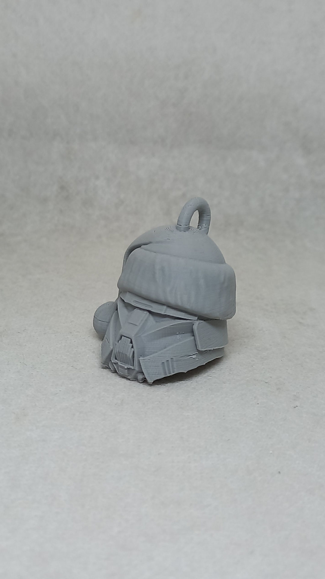 santa Dark Trooper keychain  3D print model_9