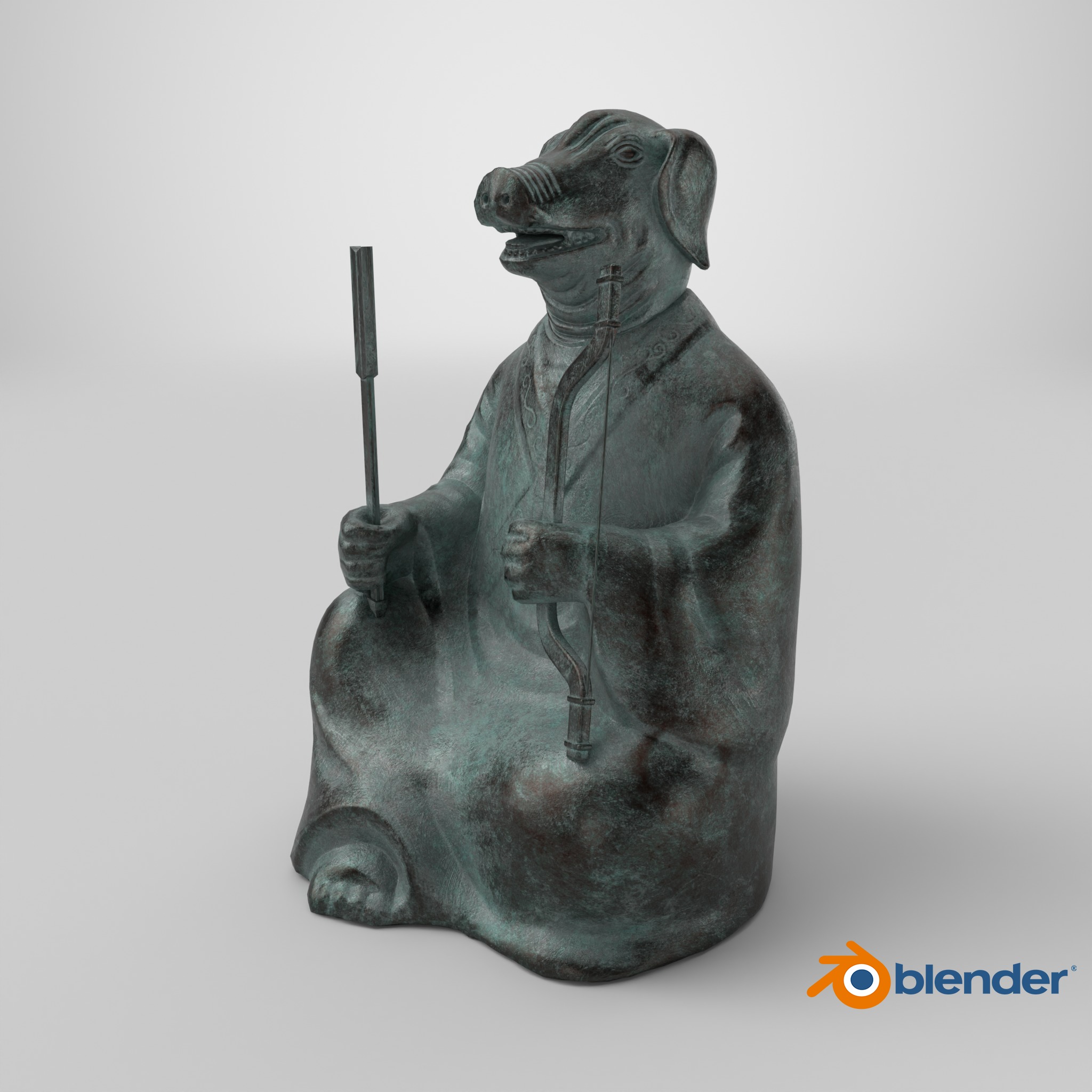 Zodiac  Pig 3D print model_9