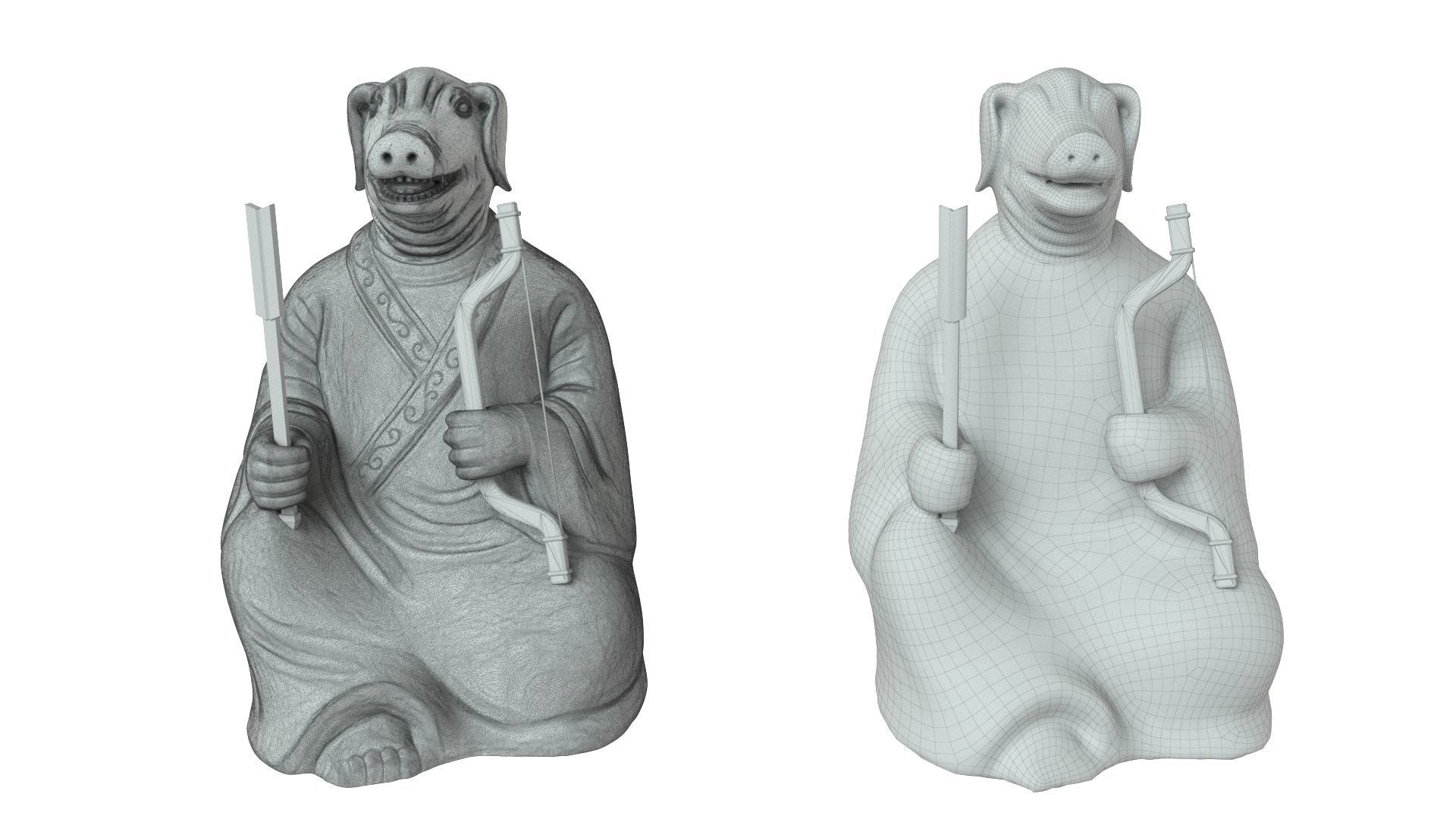 Zodiac  Pig 3D print model_8