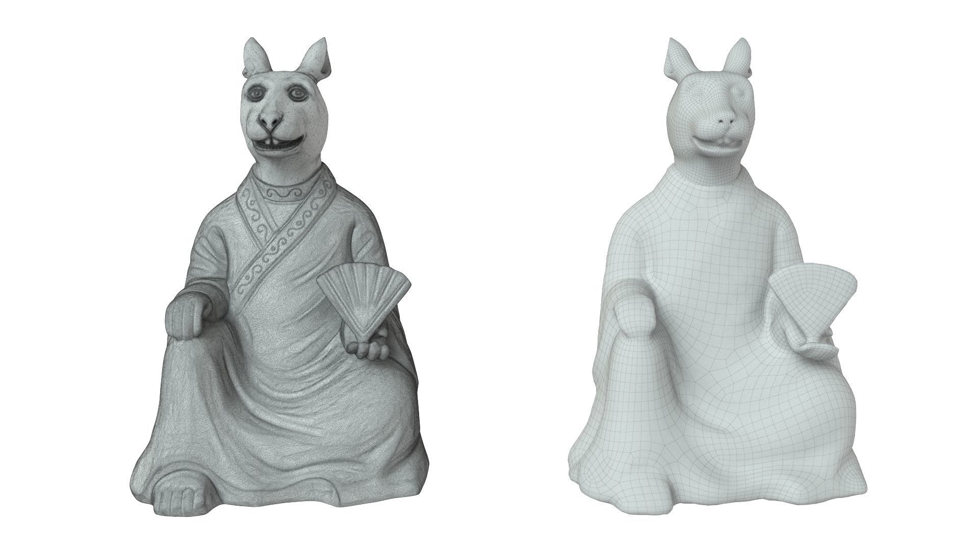 Zodiac  Rabbit 3D print model_8