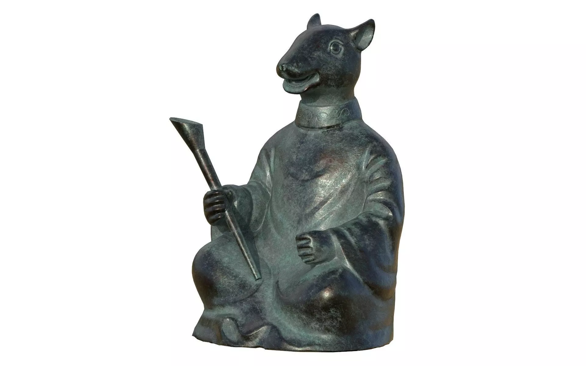 Zodiac  Rat 3D print model_0