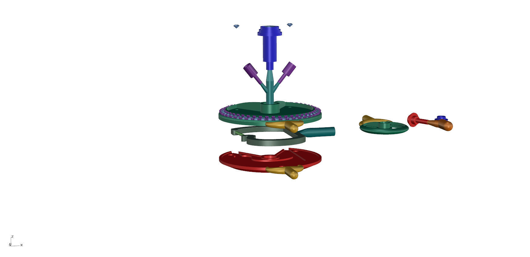 Amulette Necklace 3D print model_8