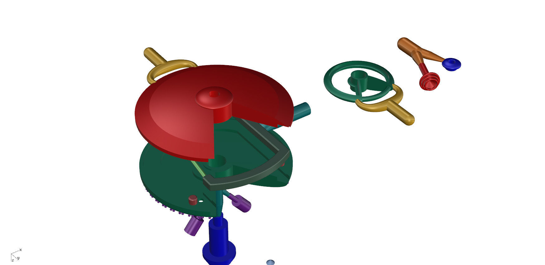 Amulette Necklace 3D print model_13