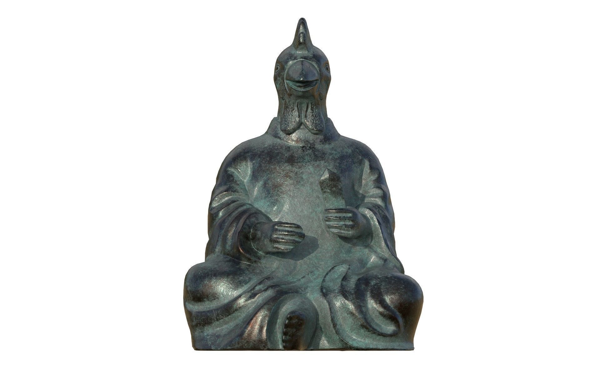 Zodiac  Rooster 3D print model_2