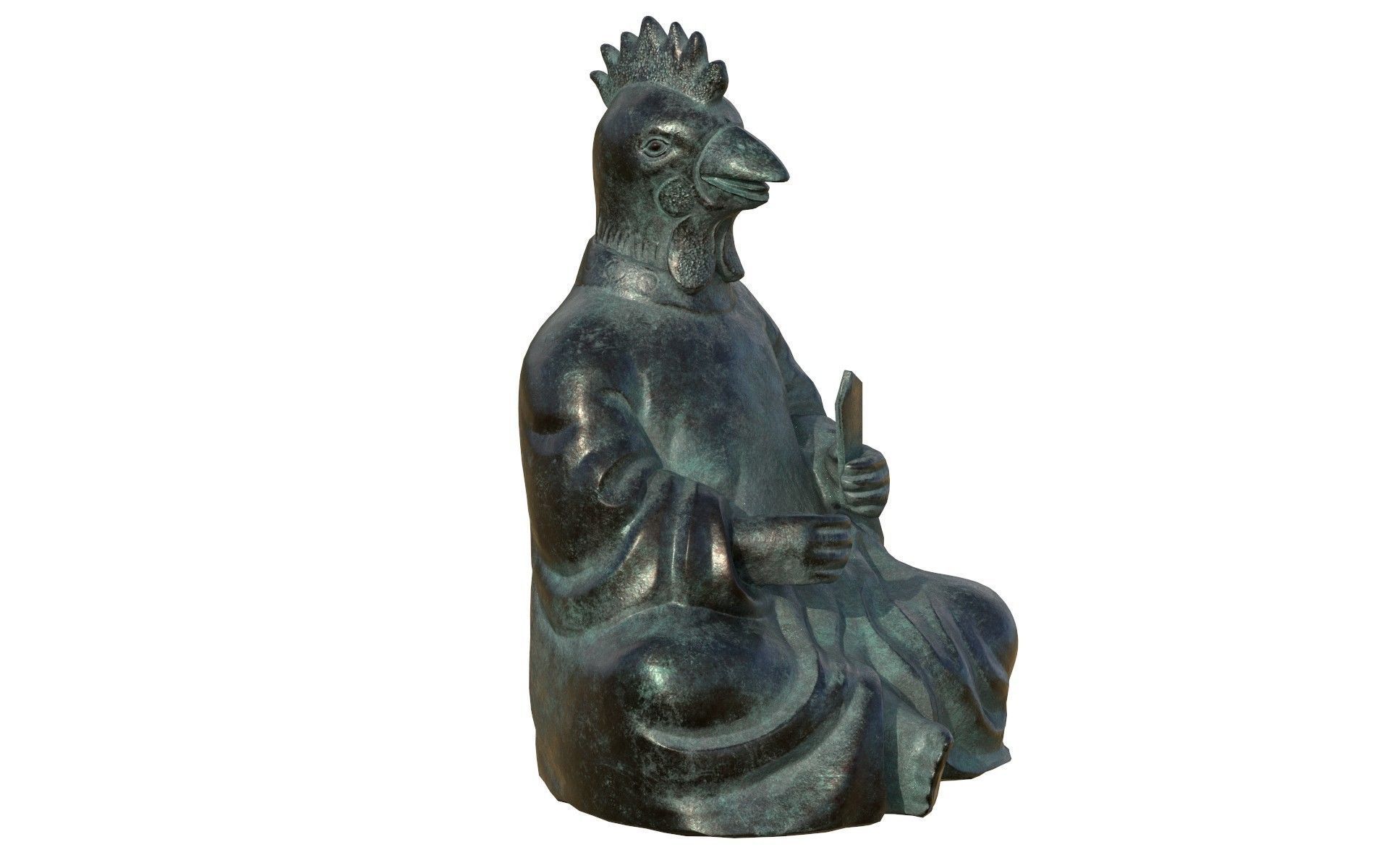 Zodiac  Rooster 3D print model_5