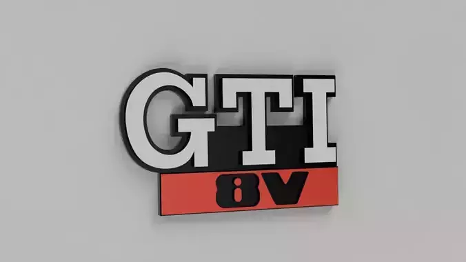 GTI 8V golf monogramme 