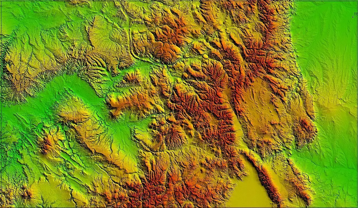Moab in Utah to Denver in Colorado 3D model