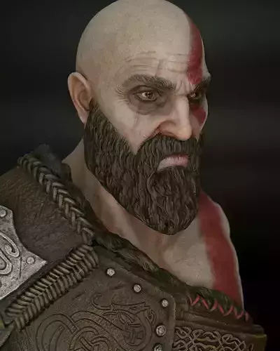 KRATOS - GOW RAGNAROK 3D print model